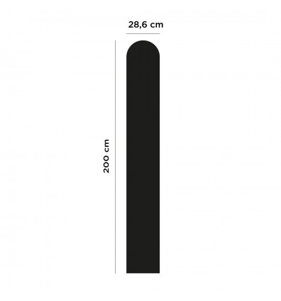 selbstklebende, repositionierbare Tapete Schwarze Tafel - 1m