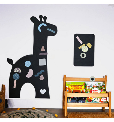Magnetisches Wandbild Giraffe ideal für das Kinderzimmer - Ferflex