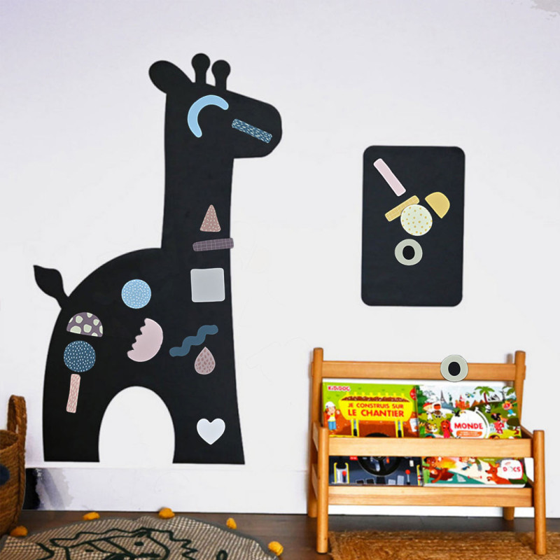 Magnetisches Wandbild Giraffe ideal für das Kinderzimmer - Ferflex