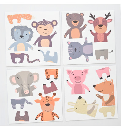 Magnetisches Tierpuzzle für Kinder ab 3 Jahren - Lernspiel Ferflex