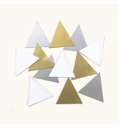 weicher Magnet in Form eines Dreiecks zur Dekoration einer magnetischen Tapete oder eines Kühlschranks - Ferflex