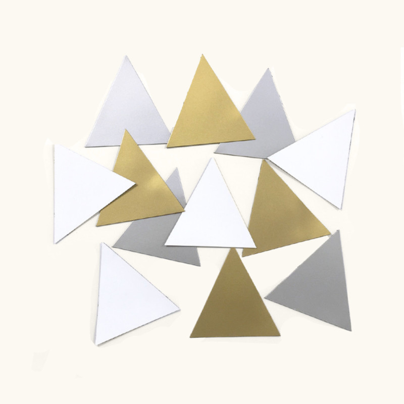 weicher Magnet in Form eines Dreiecks zur Dekoration einer magnetischen Tapete oder eines Kühlschranks - Ferflex