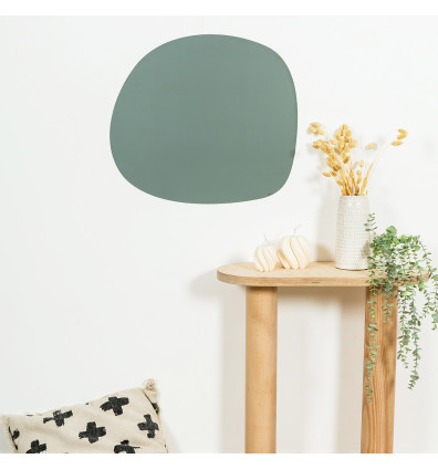 Eiförmige magnetische Wandtafel Smaragdgrün - ideal für dekorative Wandpinnwände - Ferflex