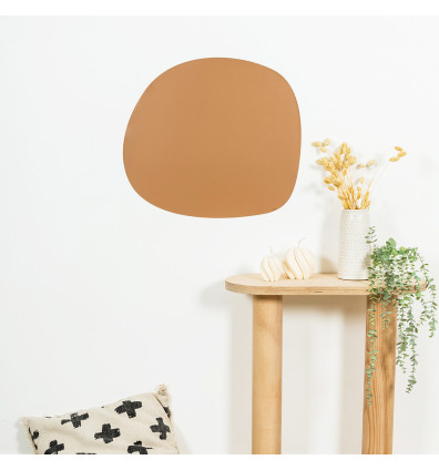 Eiförmige Wand-Magnettafel Caramel - Ideal Ideal für die Schaffung einer dekorativen Wandfläche - Ferflex
