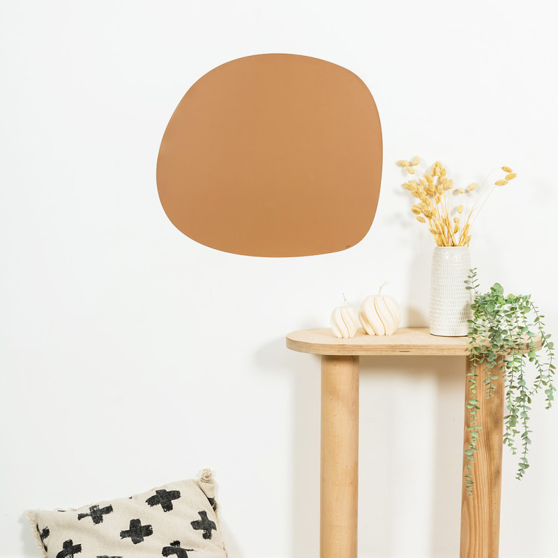Eiförmige Wand-Magnettafel Caramel - Ideal Ideal für die Schaffung einer dekorativen Wandfläche - Ferflex