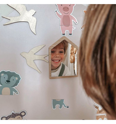 Magnetischer Spiegel für Kinder ab 3 Jahren - Ferlfex