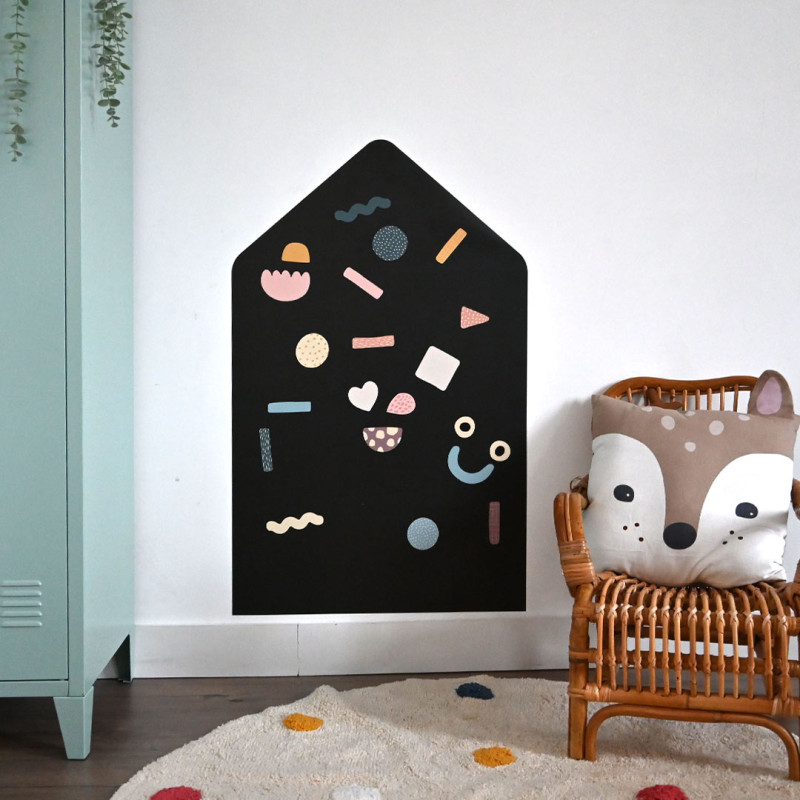 magnetische Wandtafel in Form eines Hauses zur Dekoration eines Kinderzimmers - Ferflex