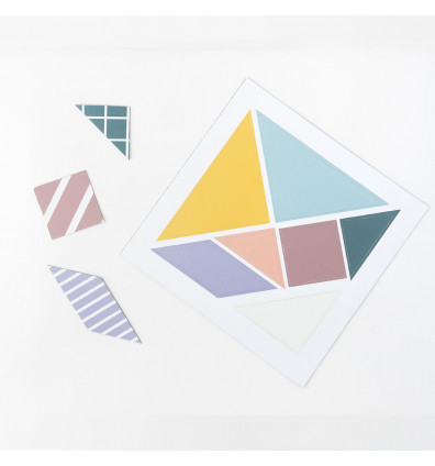 magnetisches tangram-puzzle für kinder