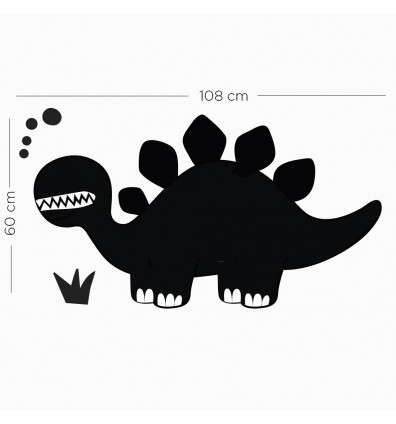 Abmessungen Magnetische Wandtafel in Form eines Dinosauriers